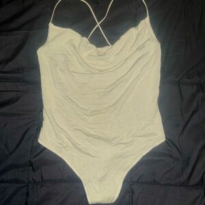 Abercrombie Soft AF Drapey Bodysuit